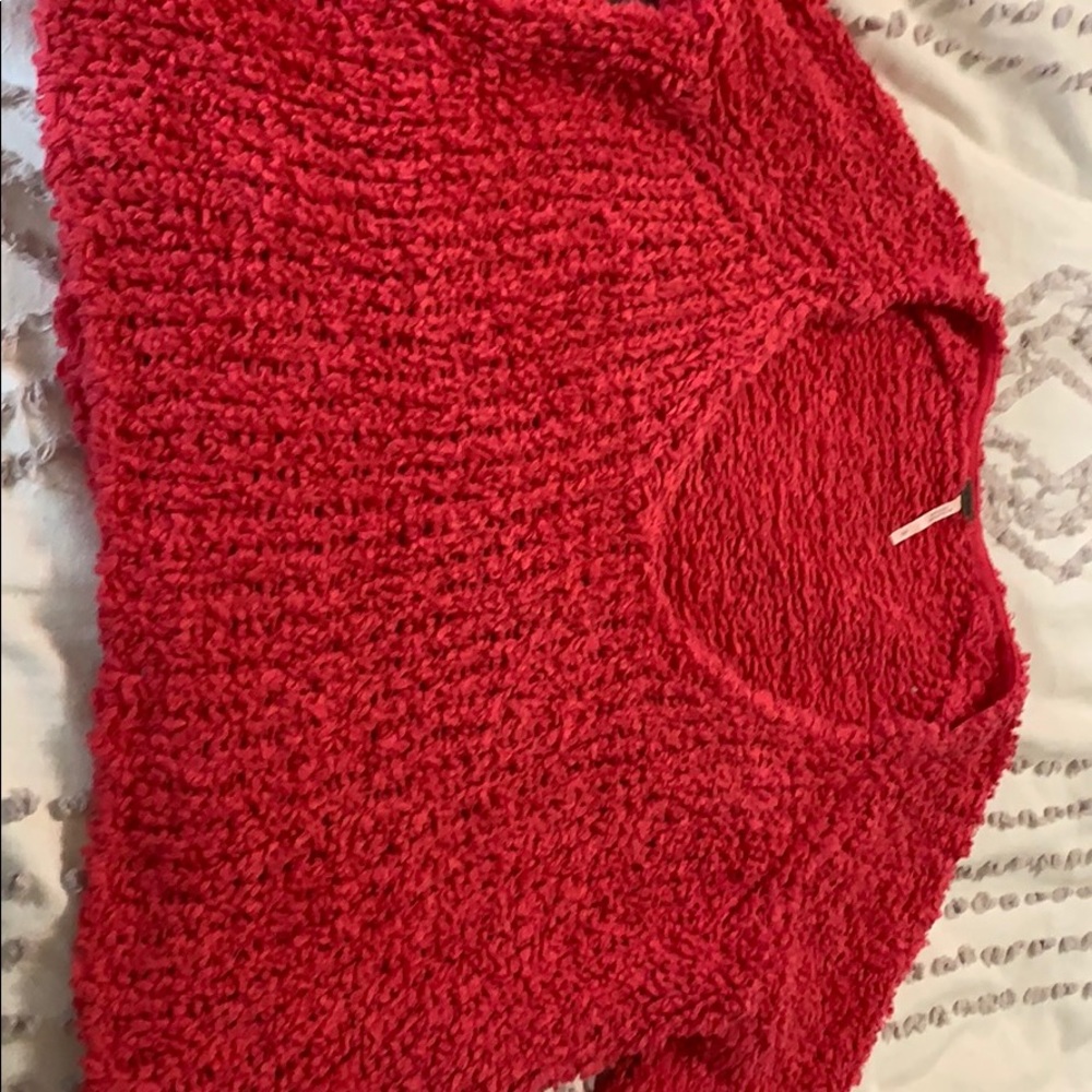 Sweater with bell sleeves